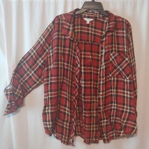 Time And Tru Plaid Shirt